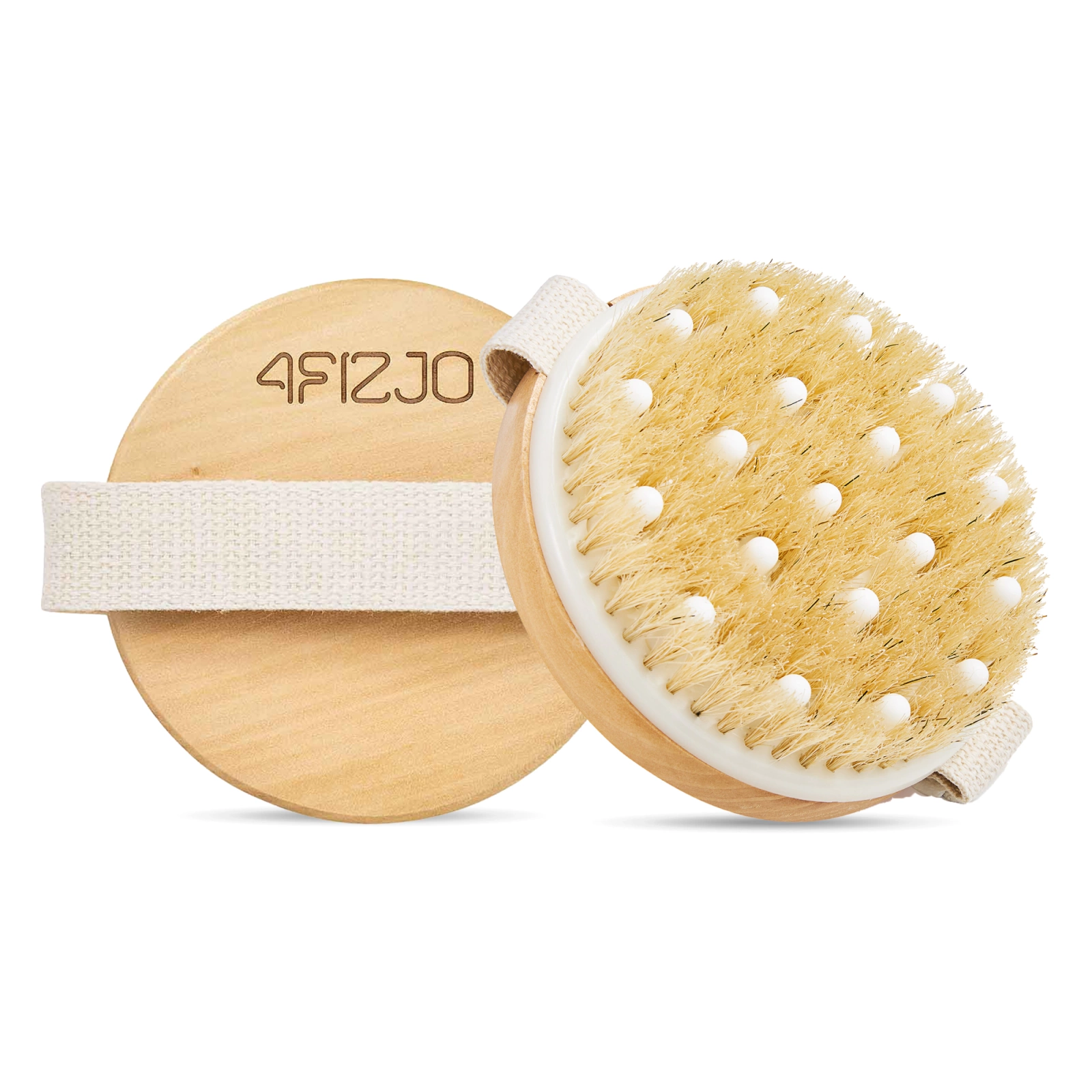 4Fizjo Anti-Cellulite Dry Body Massage Brush with Nodules