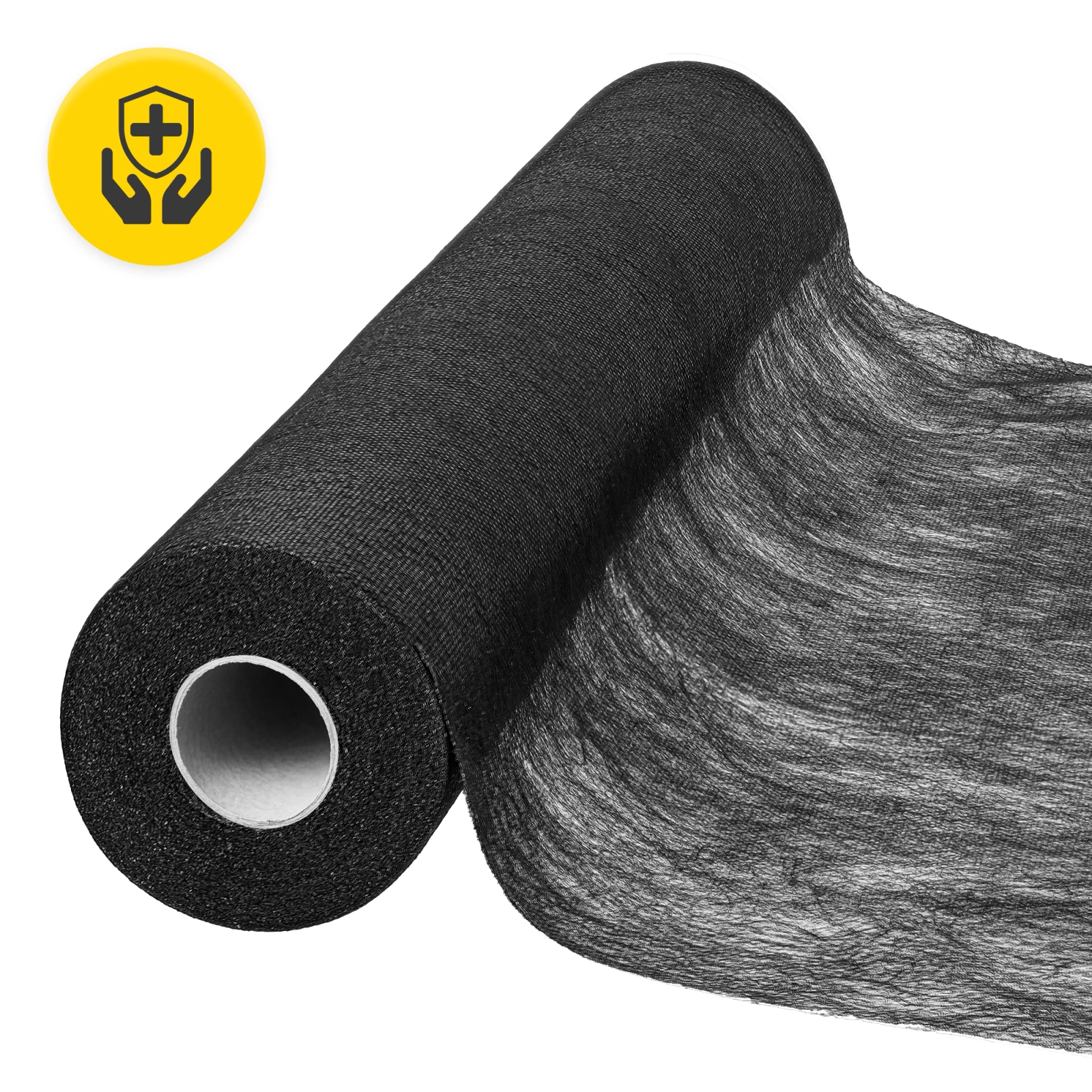 4Fizjo Medical Couch Roll 70 cm x 50 m, Black