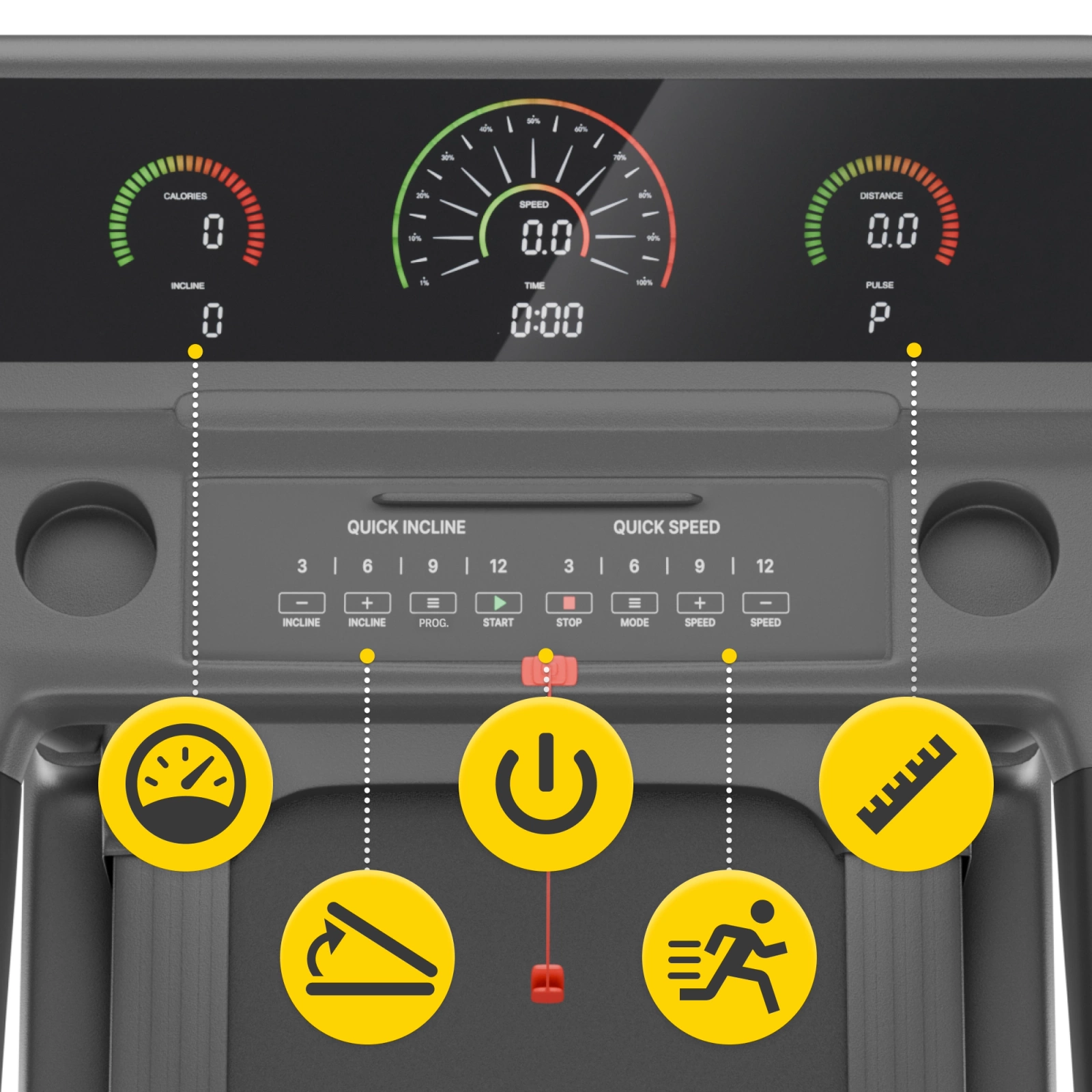 4Fizjo SPRINT S Electric Treadmill 18 km/h