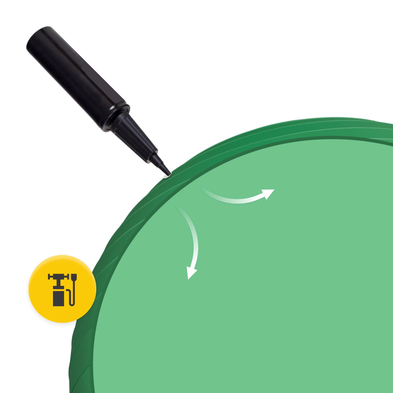 4Fizjo Reh Ball Gymnastic Ball 85 cm, Green