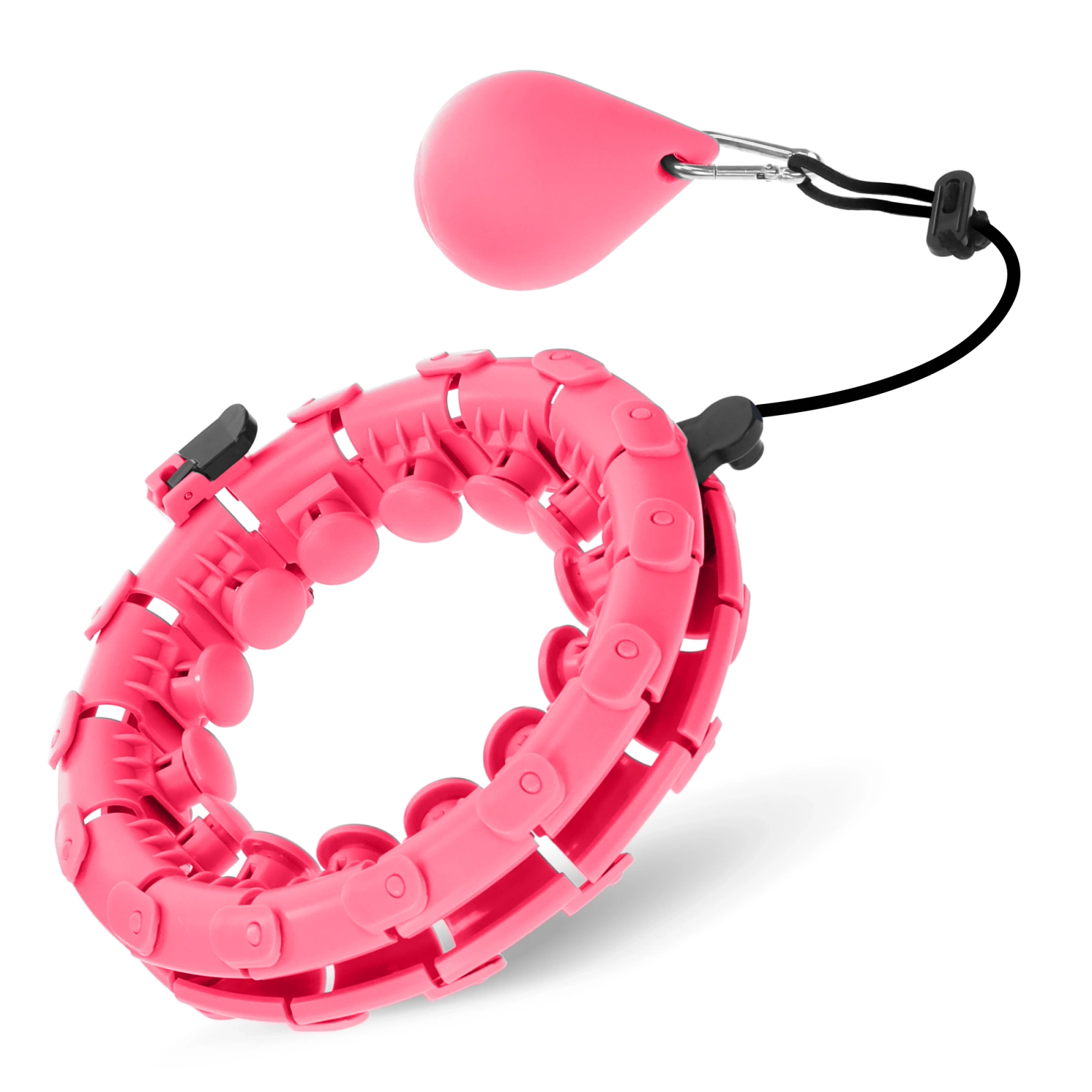 4Fizjo 984 Weighted Hula Hoop with Massage, Pink