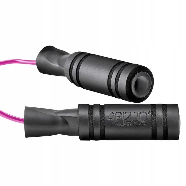 4Fizjo Basic Skipping Rope with Non-Slip Handles, Pink