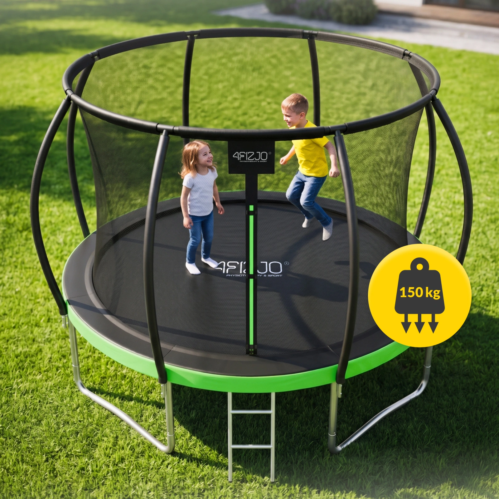 Детский садовый батут 4Fizjo PRO с защитной сеткой, 312 см (10FT),...