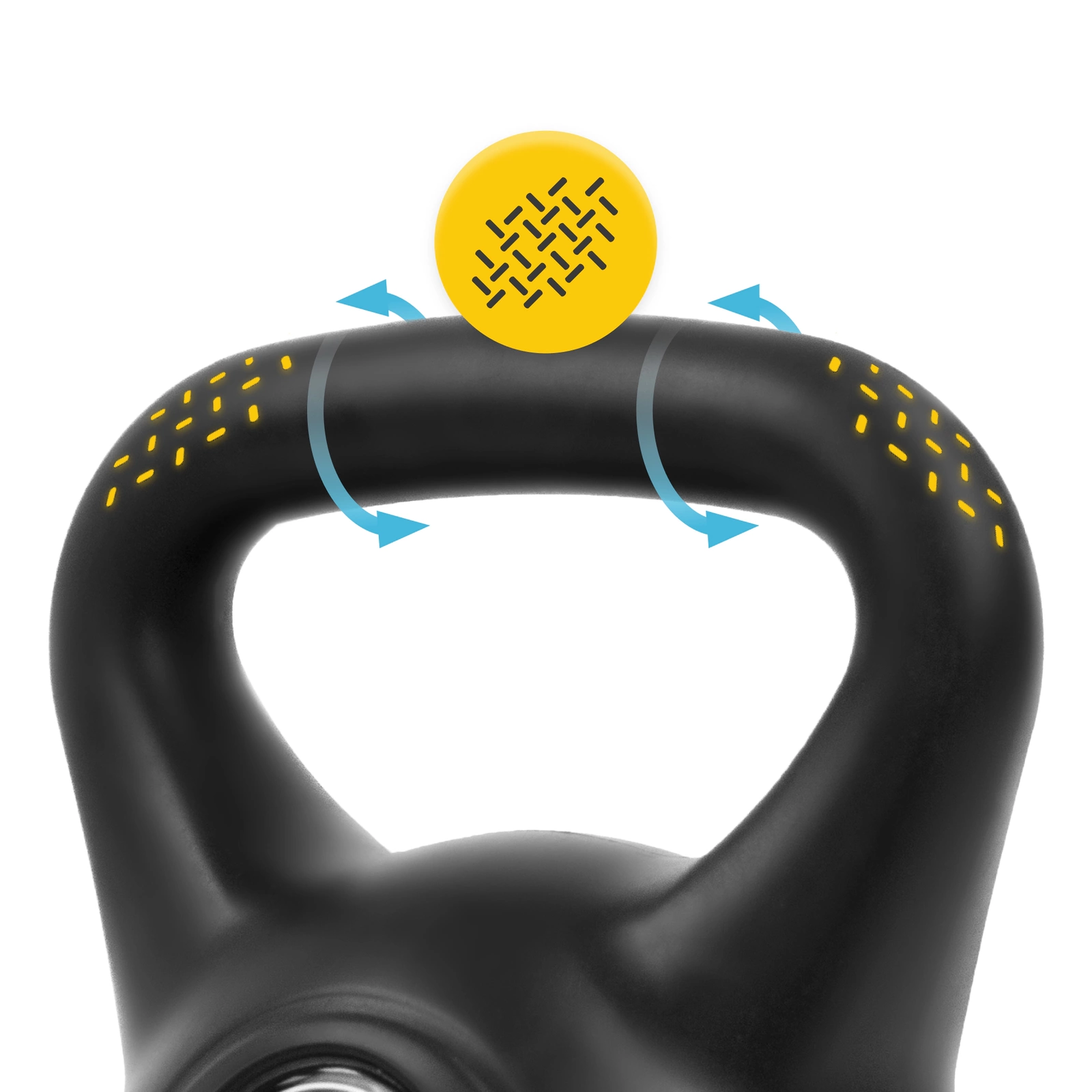 4Fizjo Kettlebell svaru bumba, 8 kg, melna