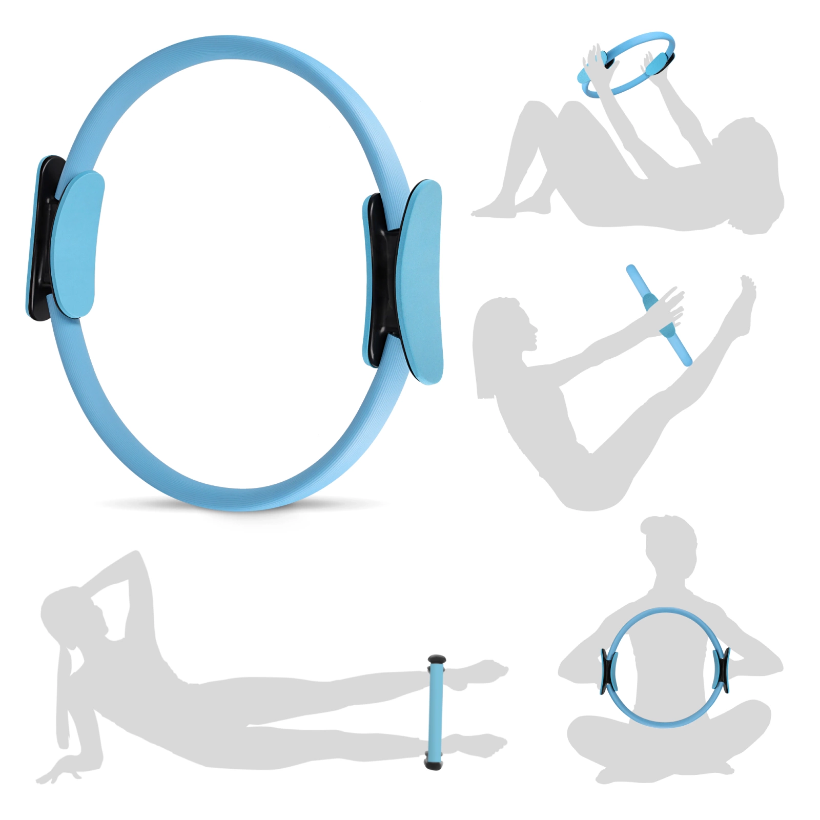 4Fizjo Yoga and Pilates Ring, Blue