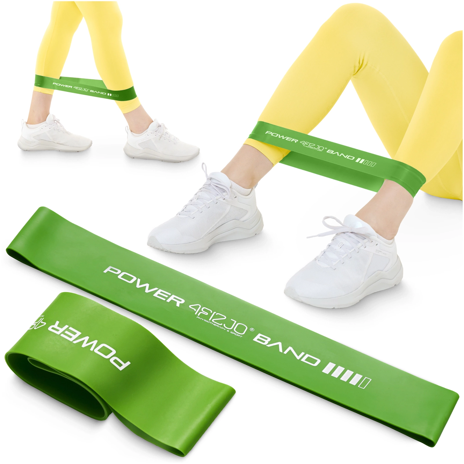 4Fizjo Mini Power Band Resistance Band 10-15 kg, Green