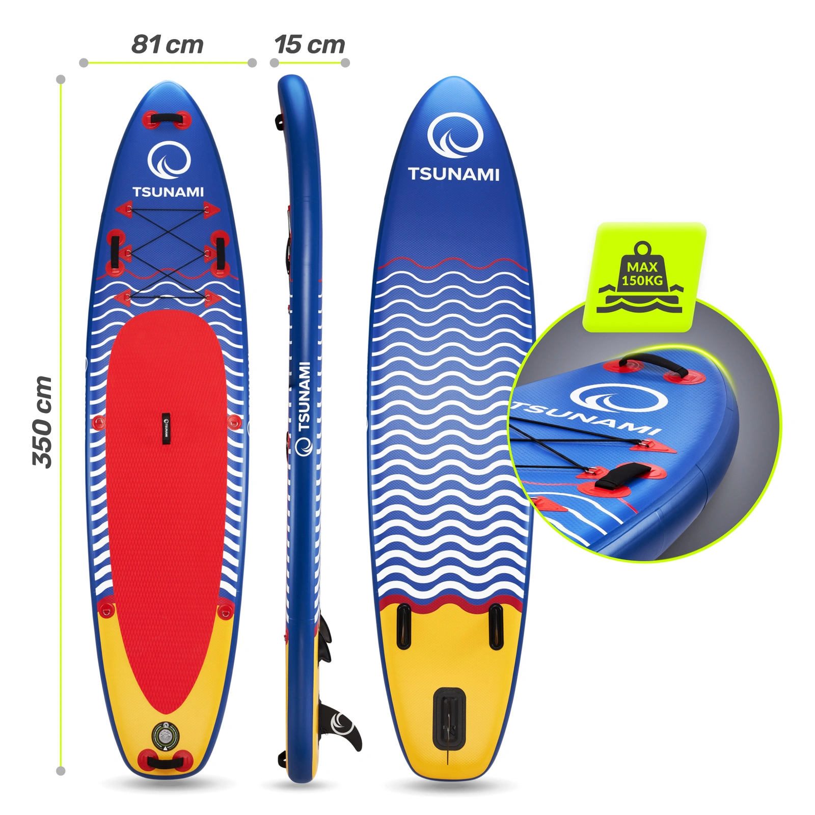 4Fizjo TSUNAMI 350 cm Inflatable SUP Board