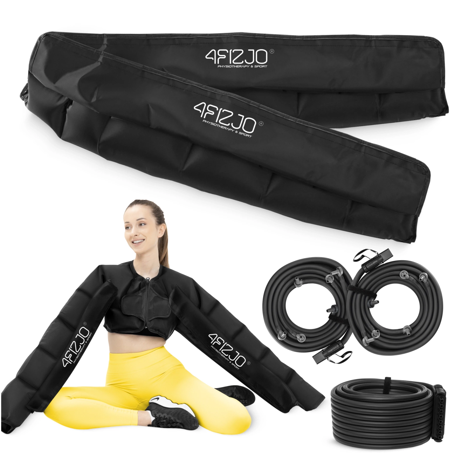 4Fizjo C6 Double Lymphatic Drainage Cuff for Arms, Shoulders and Chest
