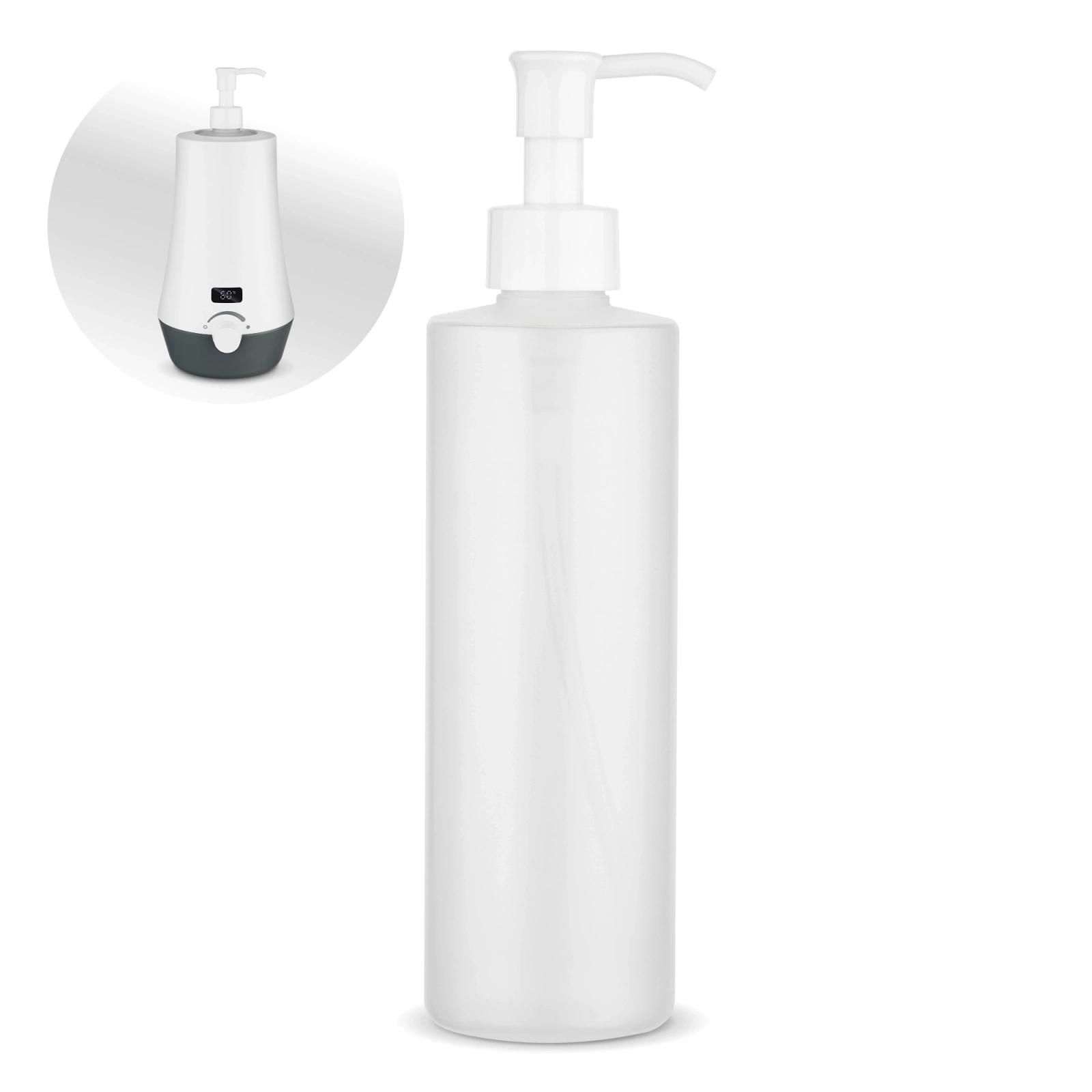 4Fizjo Massage Oil Heater Bottle with Pump, 175 ml