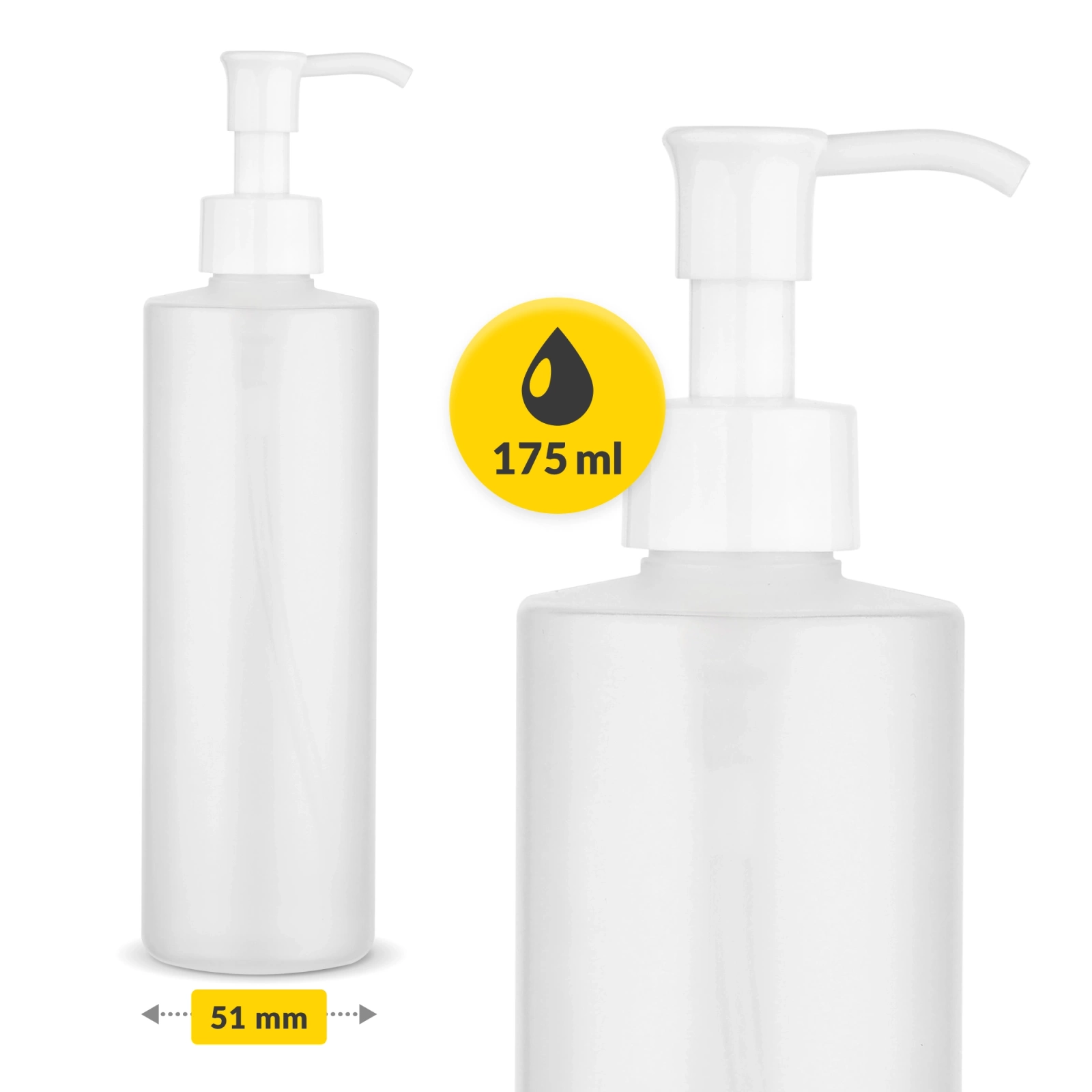 4Fizjo Massage Oil Heater Bottle with Pump, 175 ml