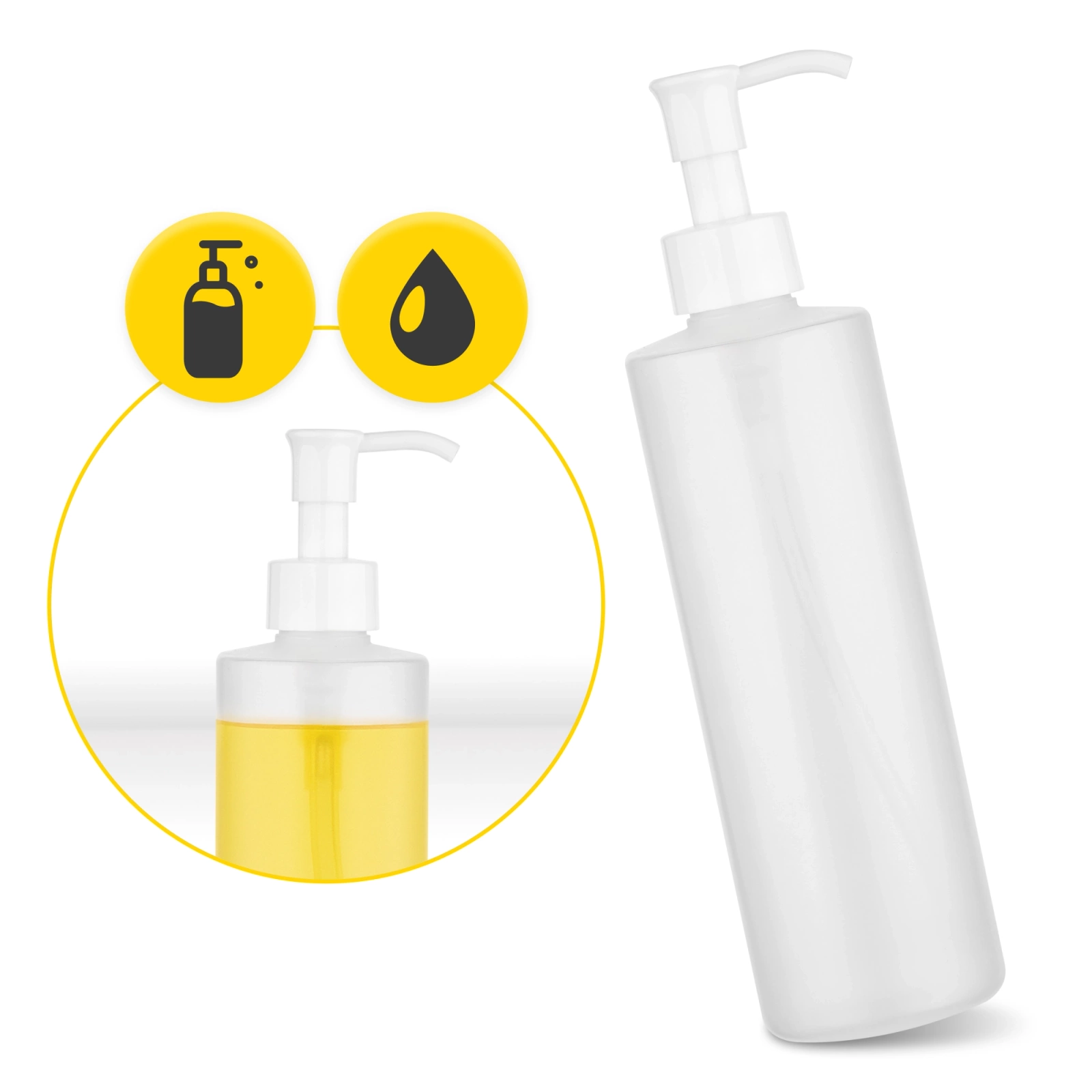 4Fizjo Massage Oil Heater Bottle with Pump, 175 ml