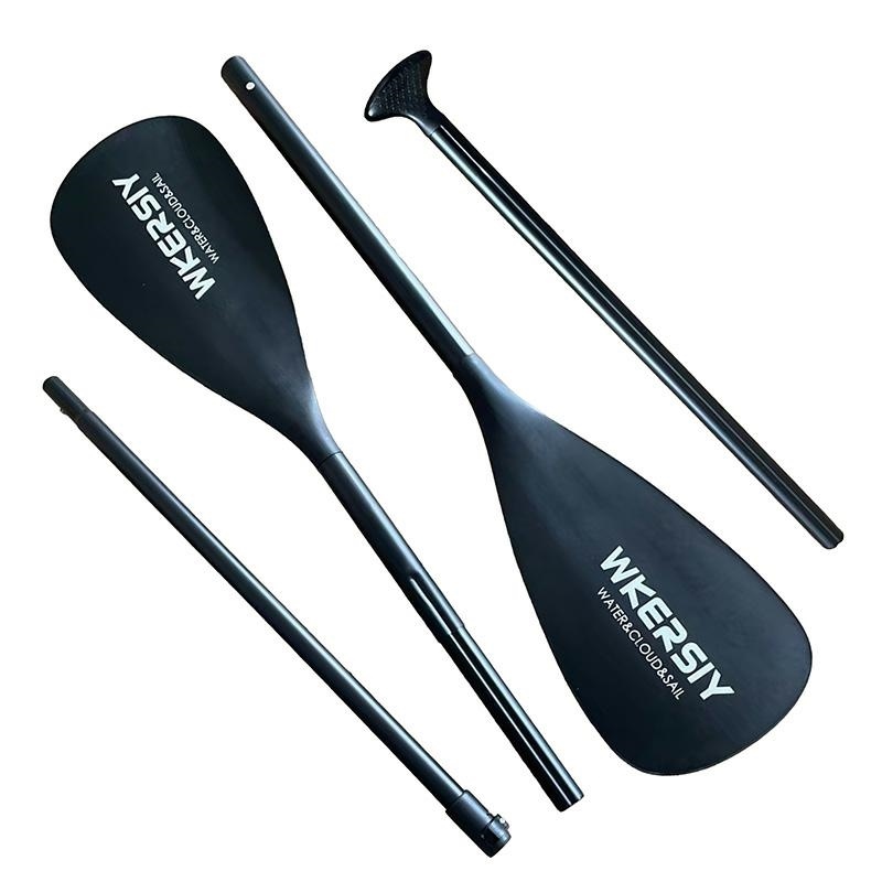 Folding 4-piece paddle for kayak and SUP, lightweight and durable