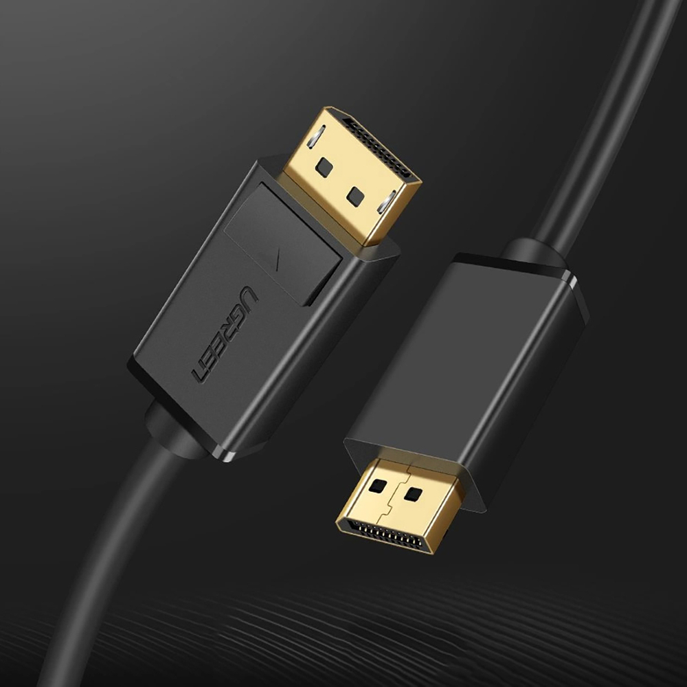 Ugreen DP102 DisplayPort 1.2 4K 30Hz Cable, 1m, Black