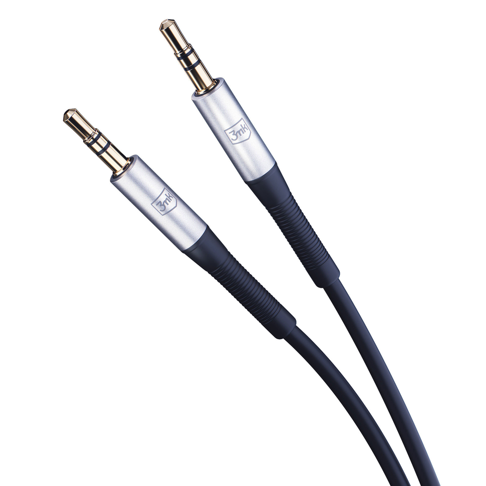 3mk AUX minijack 3.5 mm Cable (1 m), White