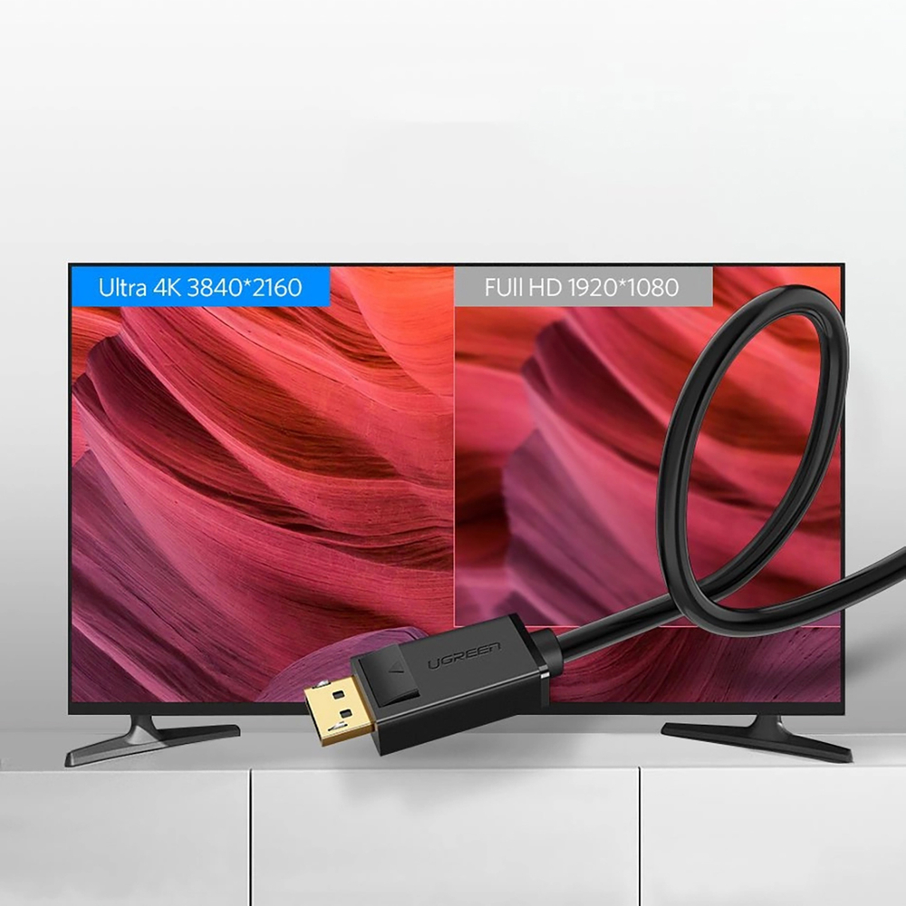 Ugreen DP102 DisplayPort 1.2 4K Cable 5m, Black