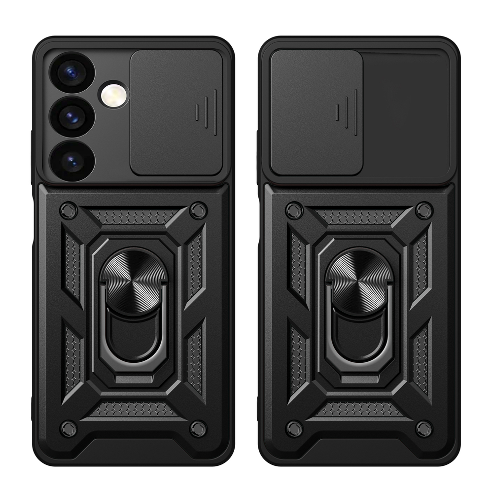 Hurtel Samsung Galaxy S24+ Case Hybrid Armor Camshield, Black