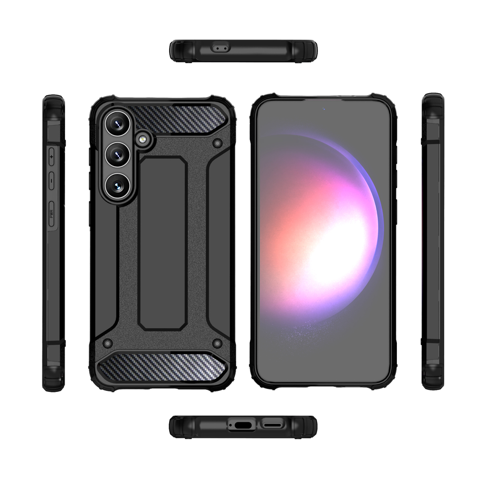 Hurtel Samsung Galaxy S24+ Case Hybrid Armor, Black
