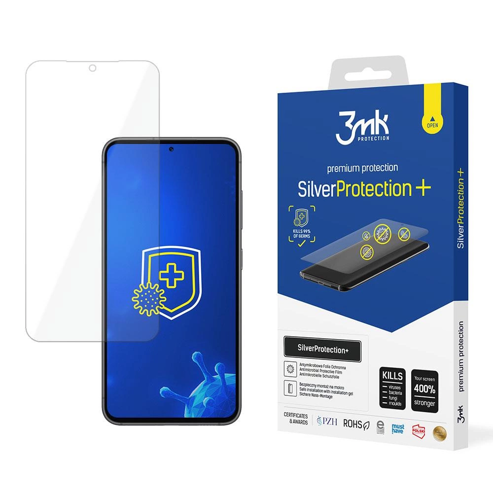 Samsung Galaxy S24+ Plus (SM-S926) 3MK Silver Protect+ Antibacterial Screen Protector