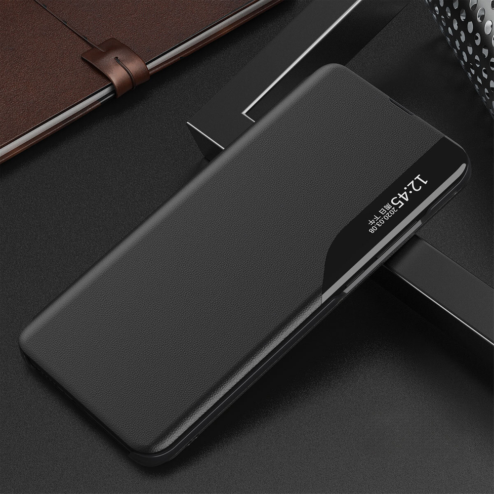 Hurtel Xiaomi POCO C65 / Redmi 13C чехол-книжка Eco Leather View Case, черный
