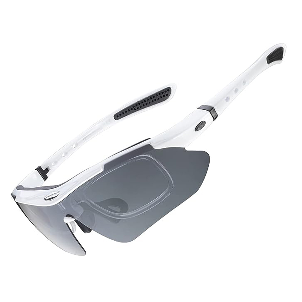 Rockbros 10142 Photochromic Cycling Glasses UV400, White