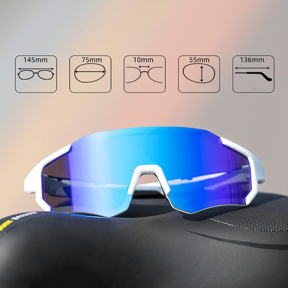 Rockbros 10183 Polarized Cycling Glasses, Blue