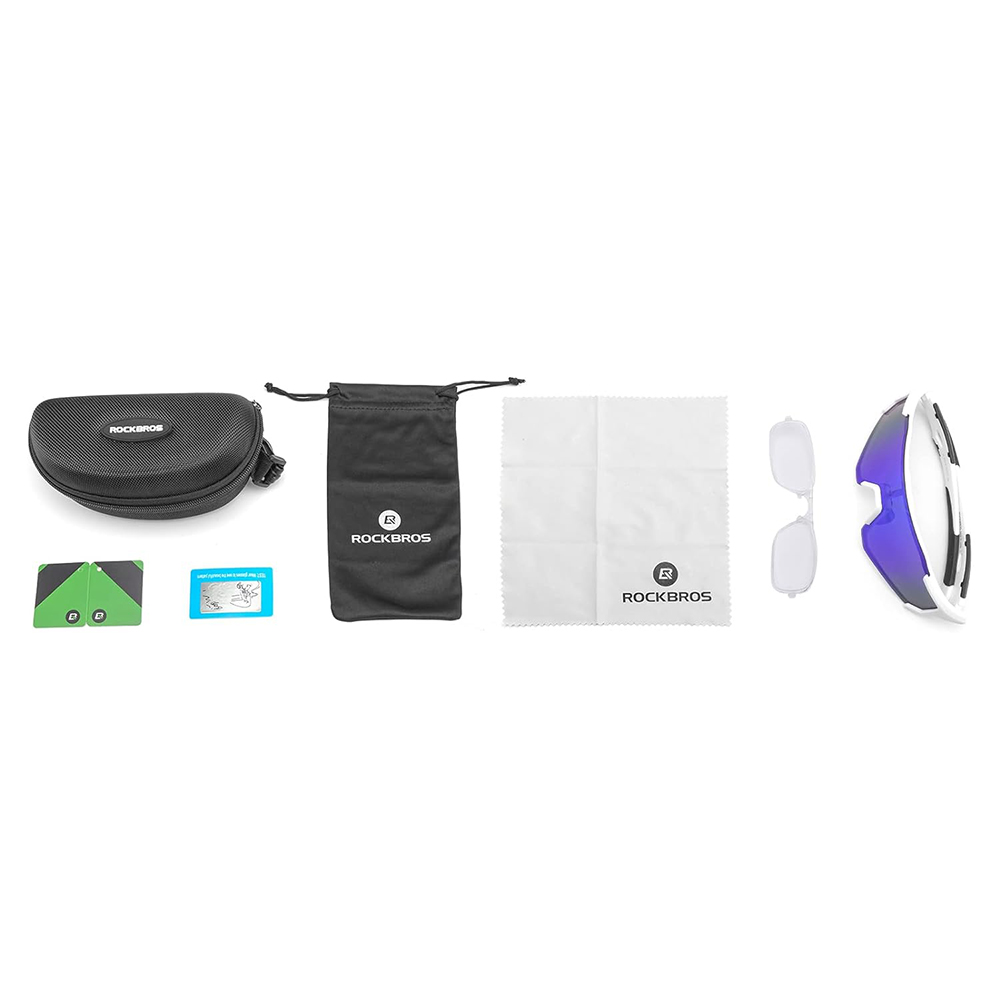 Rockbros 10183 Polarized Cycling Glasses, Blue