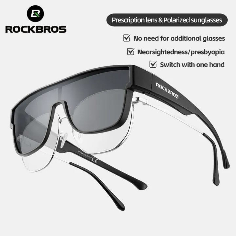 Rockbros SP304 Polarized Cycling Glasses, Black