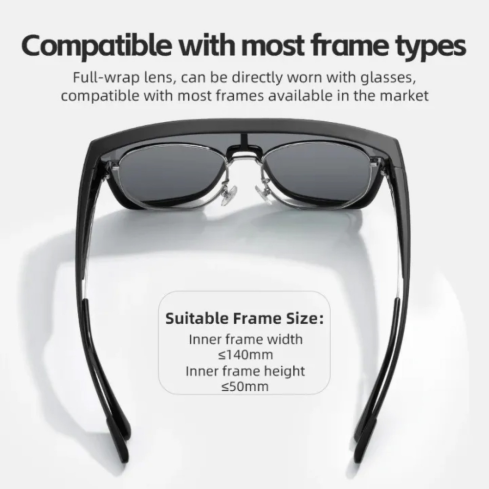 Rockbros SP304 Polarized Cycling Glasses, Black