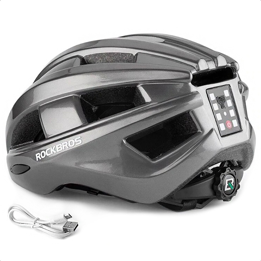 Rockbros ZK-013TI velo ķivere 55-60cm, pelēka