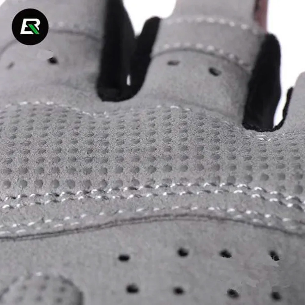 Rockbros S109GR riteņbraukšanas cimdi, XL izmērs, pelēki