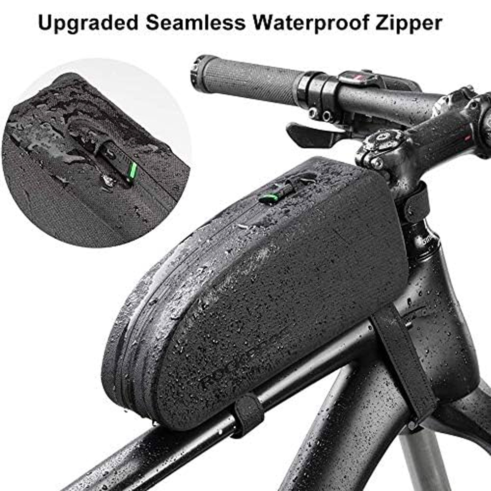 Rockbros AS-019-1 velosipēda rāmja soma 1.6 l, melna