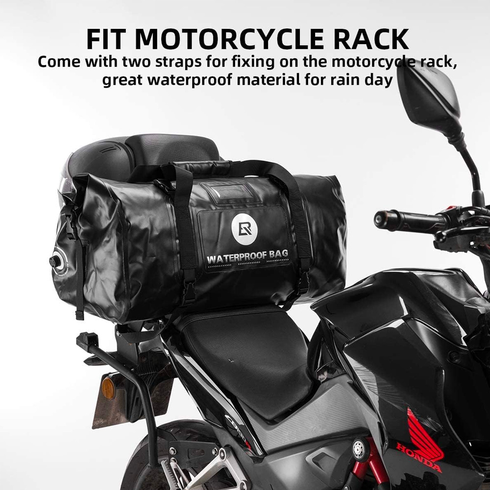 Rockbros AS-005BK Waterproof Motorcycle Bag 55L, Black
