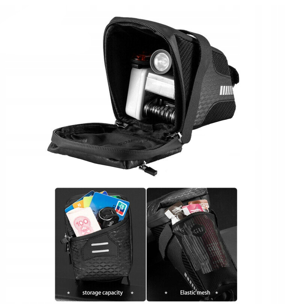 Rockbros C29-BK Waterproof Under Seat Bicycle Bag, Black