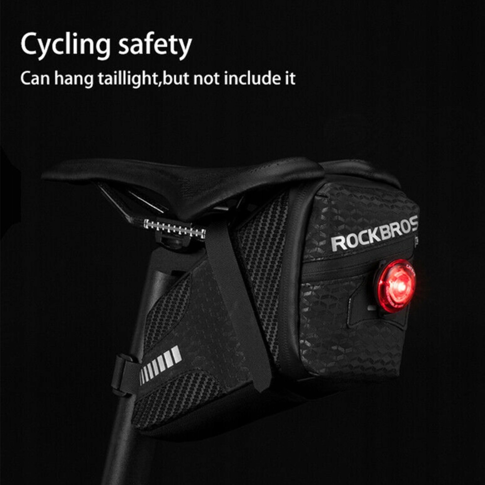 Rockbros C29-BK Waterproof Under Seat Bicycle Bag, Black