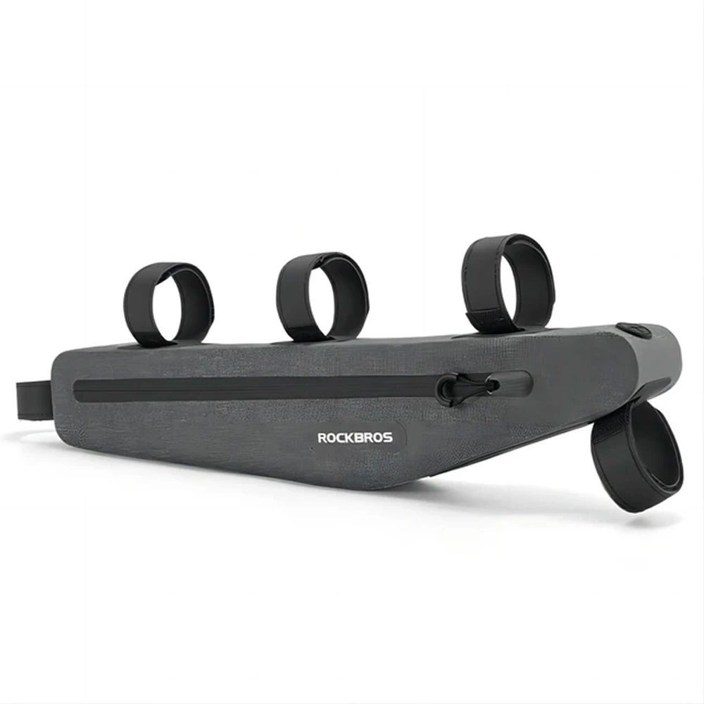 Rockbros AS-052 waterproof bicycle bag for frame - gray