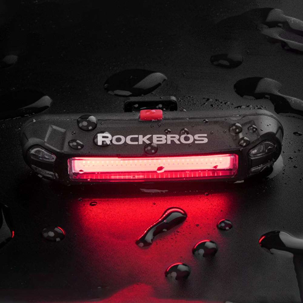Rockbros A54BK Rear Bike Light, 100lm, Black