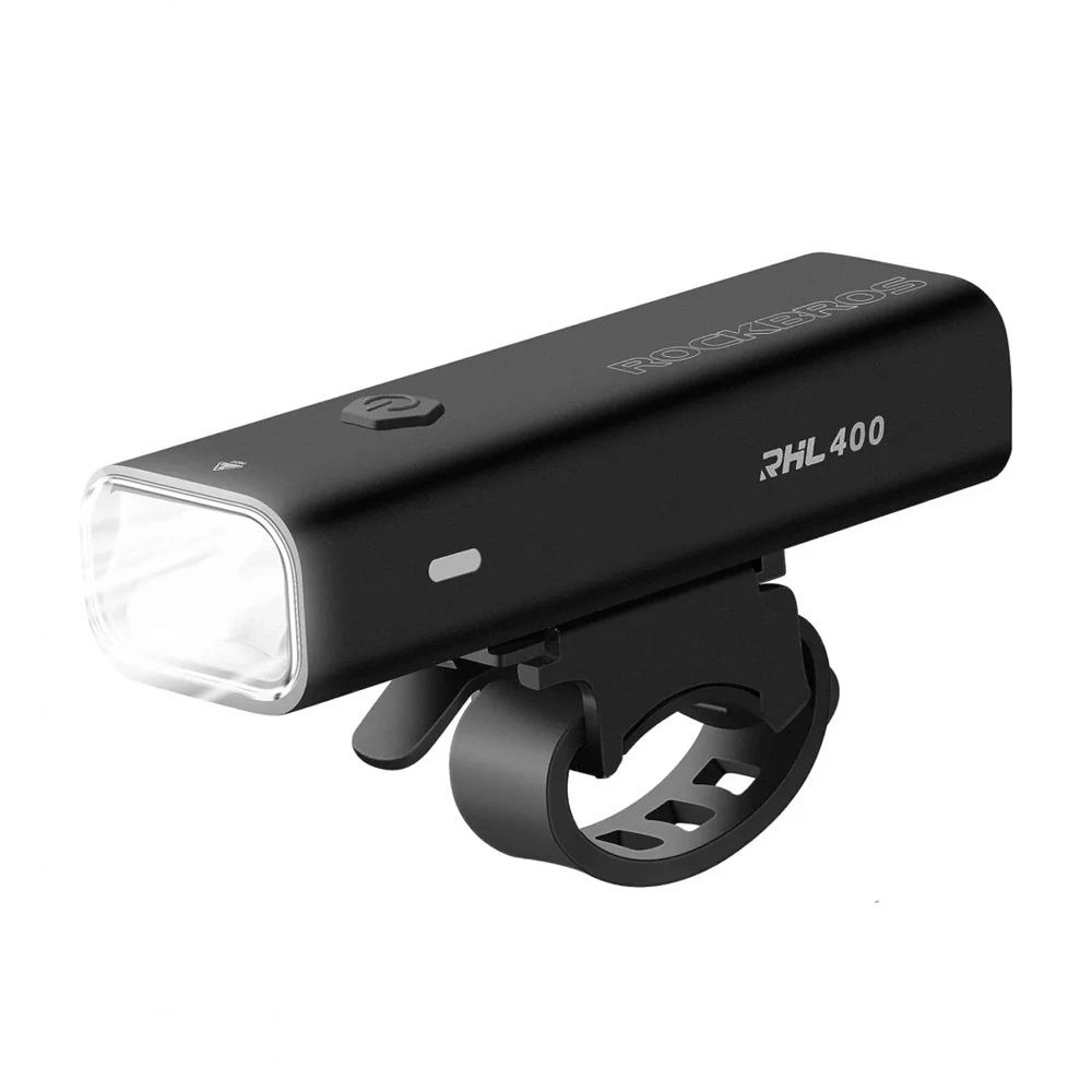 Rockbros 24310006001 front bicycle light 400 lm + micro USB cable - USB-A - black