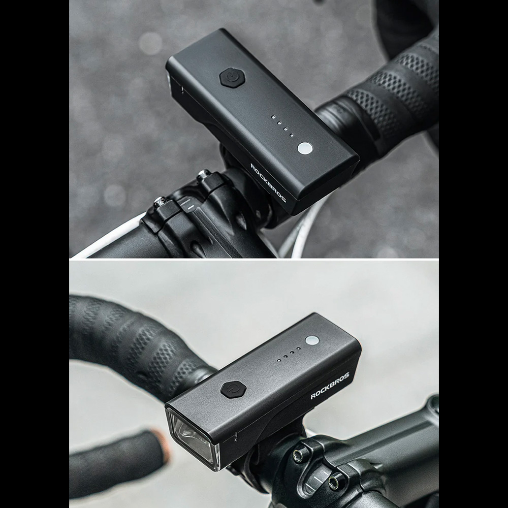 Rockbros 24510003001 Front Bike Light 260lm, Black