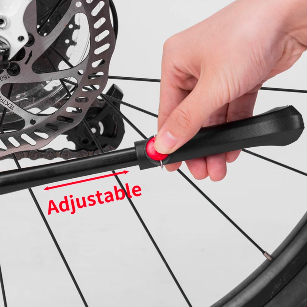 Rockbros JC1005BK velosipēda atbalsta kājiņa, melna