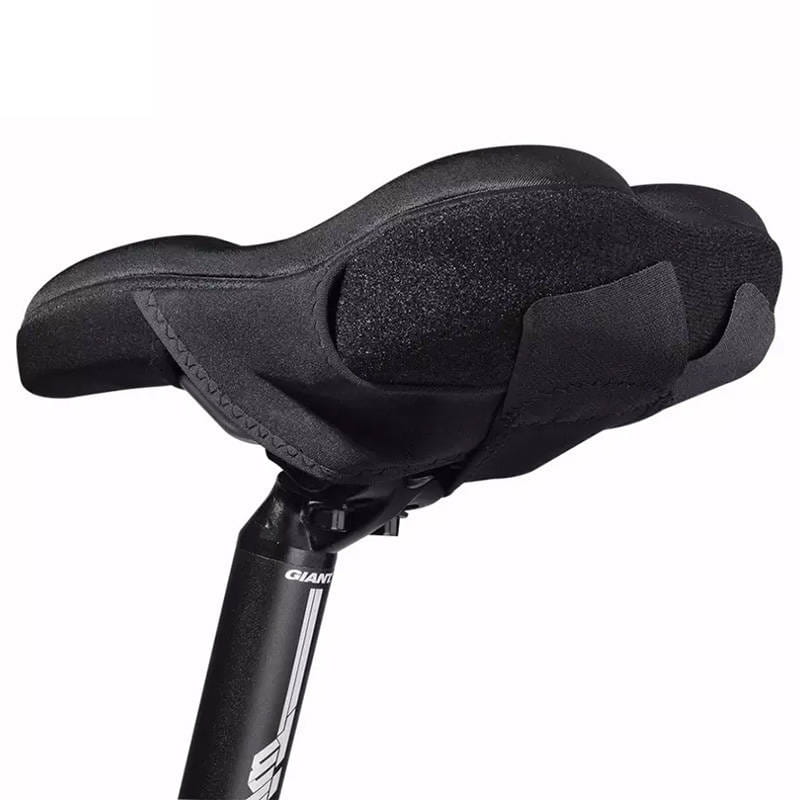 Rockbros LF047-B silikona gēla velosipēda sēdekļa pārvalks, L izmērs, melns