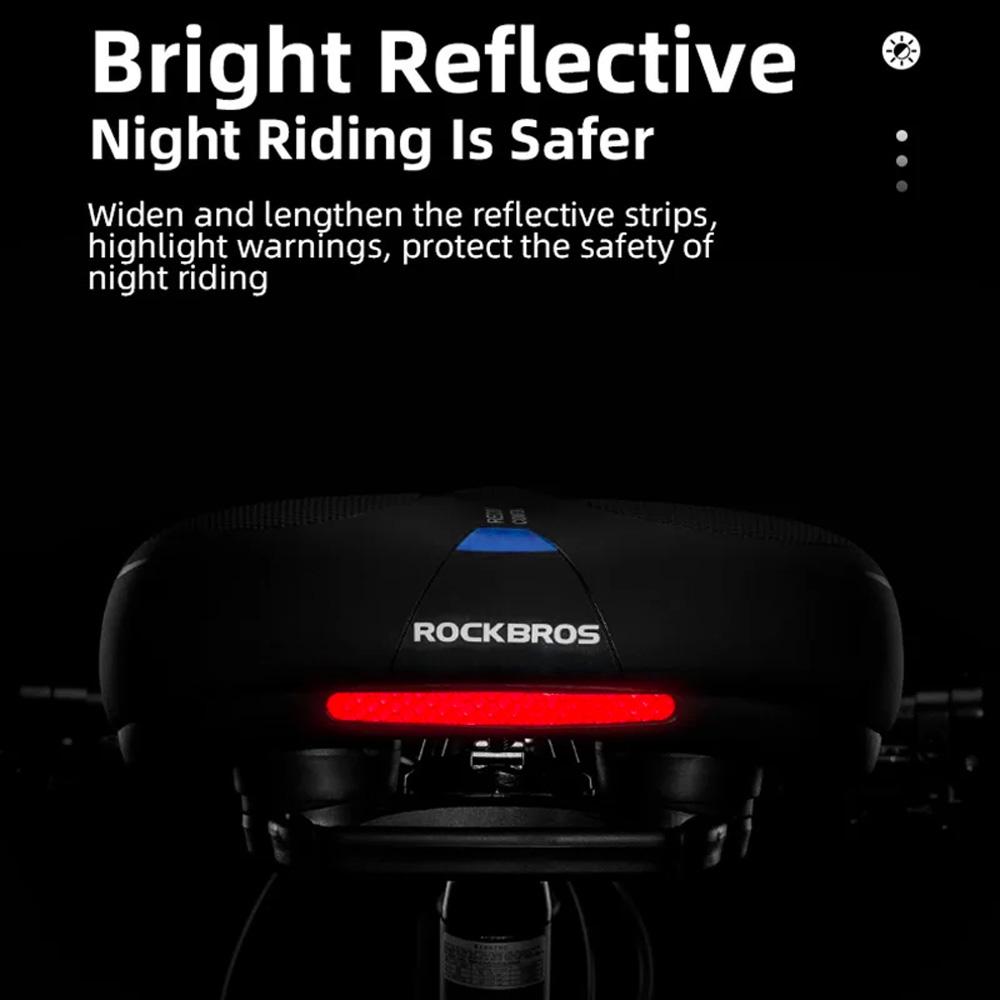 Rockbros AQ-6090B velosipēda sēdeklis, melns/zils