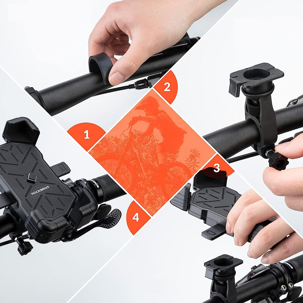 Rockbros 25210030001 Держатель для Телефона для Велосипеда | Adjustable Phone Bike...