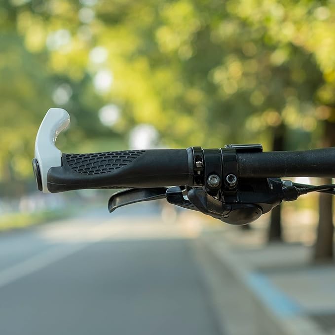 Rockbros BT1007W Bicycle Grips with Horns, White