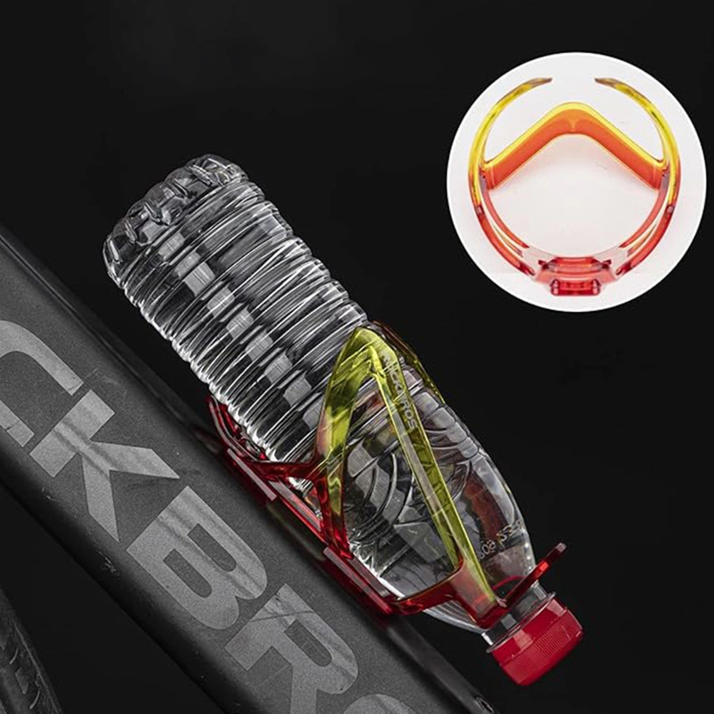 Rockbros FK338 velosipēda pudeļu turētājs, sarkans/dzeltens