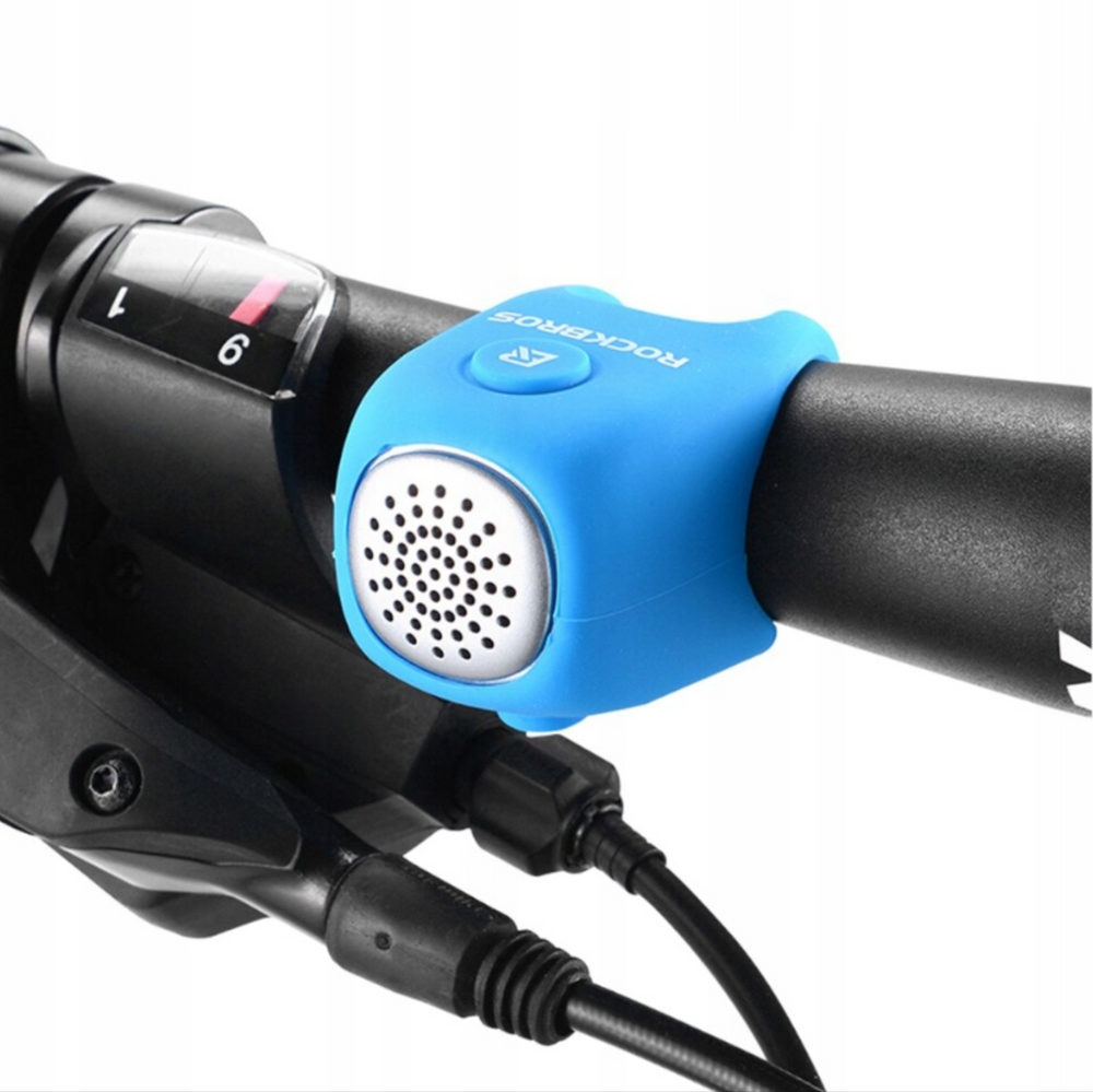 Rockbros CB1709BU Electronic Bicycle Bell, Blue