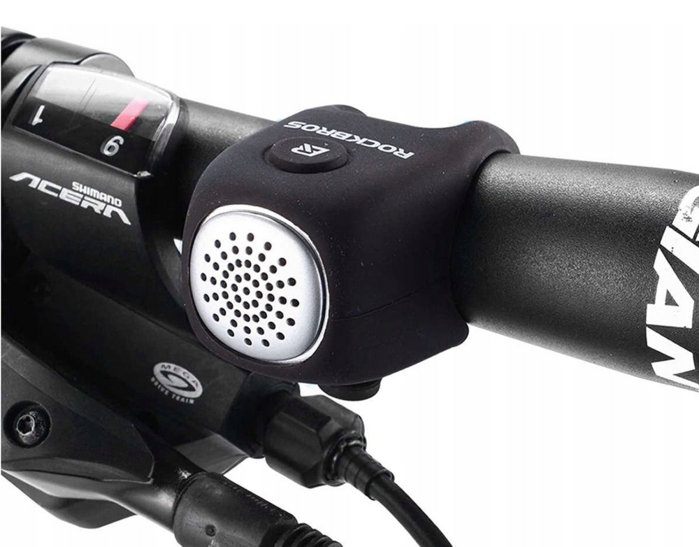 Rockbros CB1709BK Electronic Bicycle Bell, Black