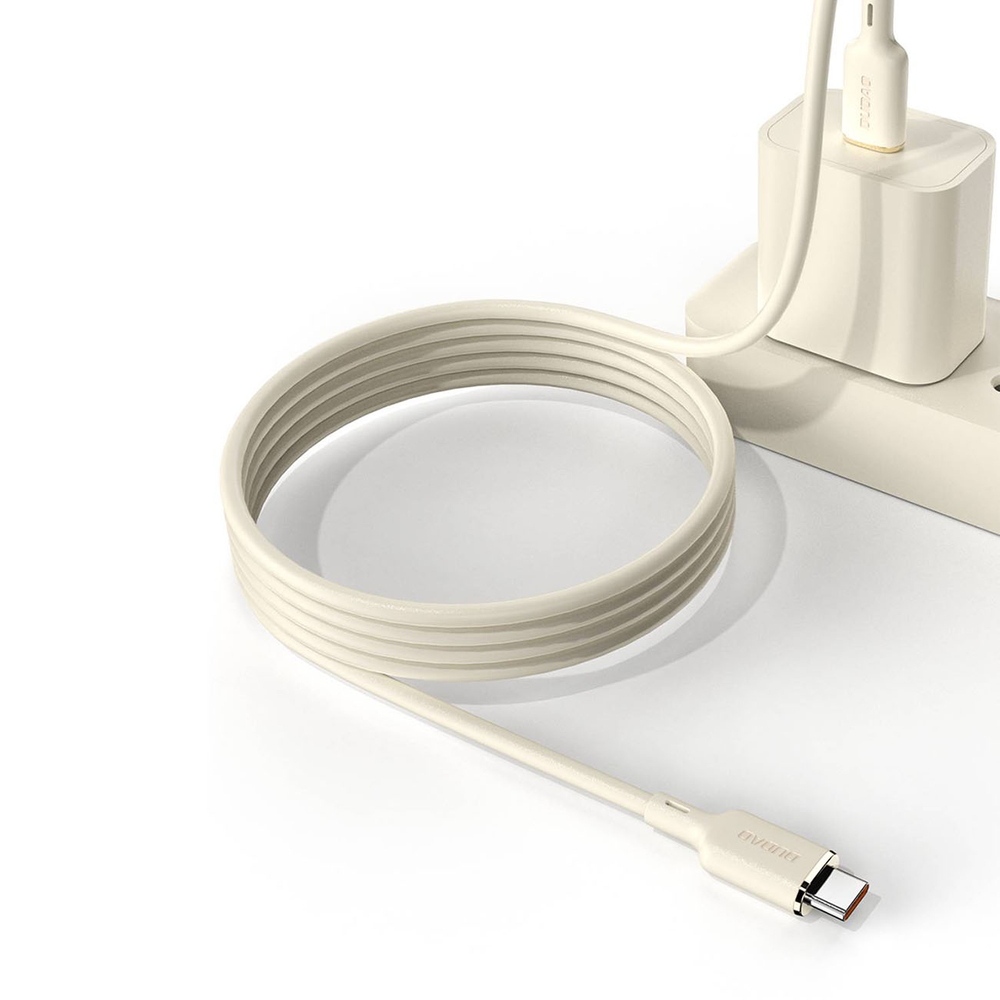 Dudao L7SCC USB-C to USB-C Cable 100W 1m, Beige