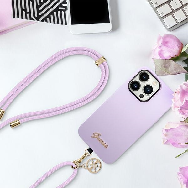 Guess CBDY Cord Universal Phone Strap, Lilac