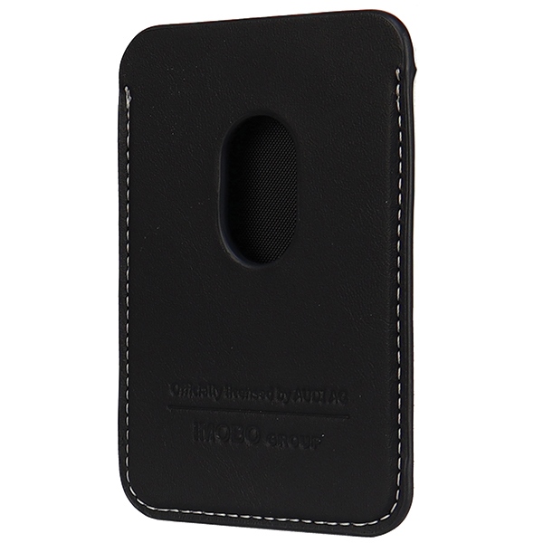 Audi Synthetic Leather Magnetic MagSafe Wallet, Black