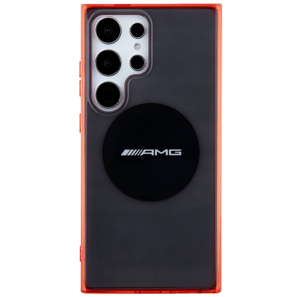 Samsung Galaxy S24 Ultra (SM-S928) AMG Transparent Bicolor MagSafe Case Cover, Black